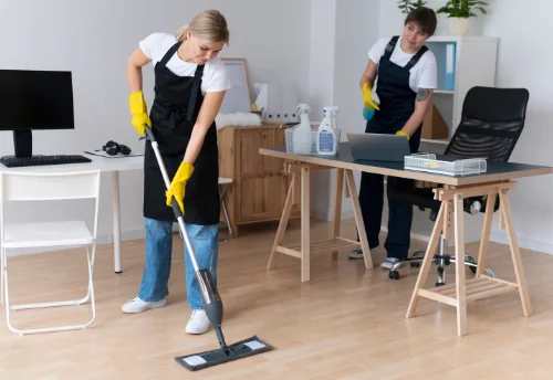 Nettoyage de bureau professionnel à Barbières